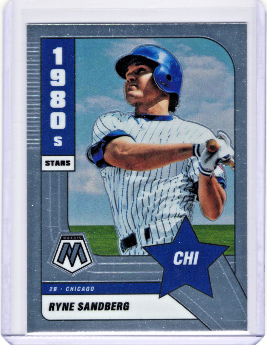 2022 Panini Mosaic 1980\'s Stars Ryne Sandberg 286 Chicago Cubs NL MLB