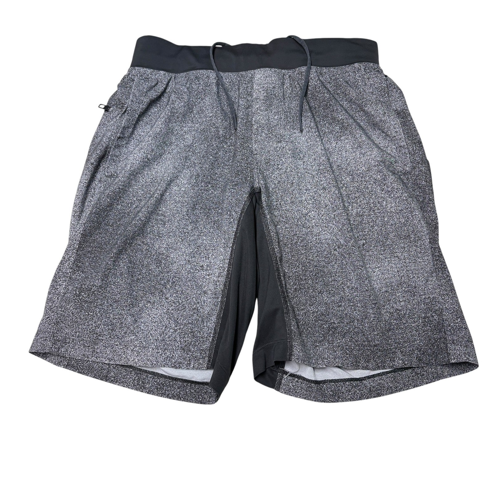 Lululemon T.H.E. Short *Luxtreme 9 Lined Grey Black Static Mens Medium W30 L9