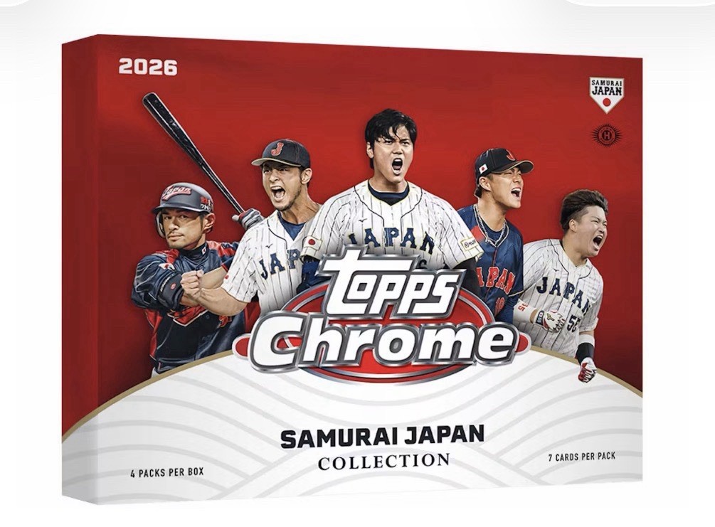 Topps Chrome 2026 Baseball Team Samurai Japan Collection Collector’s Box PRESALE Topps Chrome 2026 Baseball Team Samurai Japan Collection Collector’s Box PRESALE
