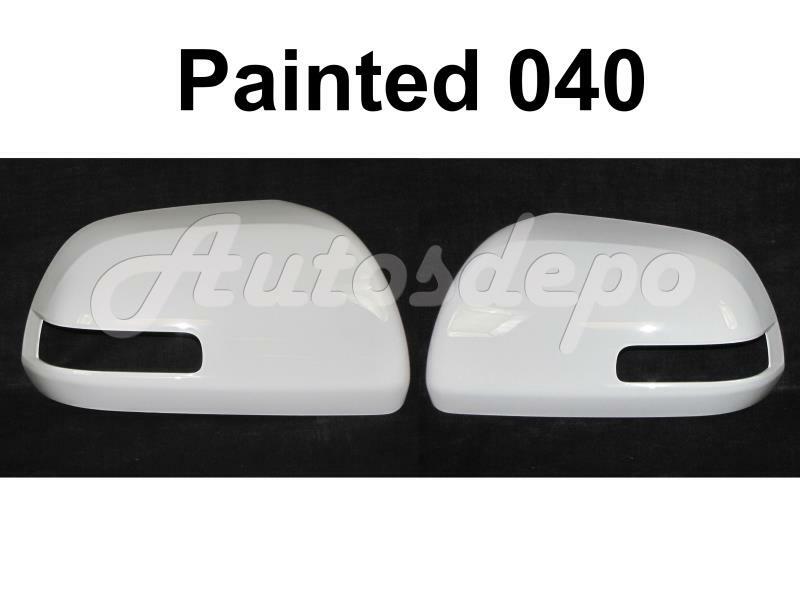 MIRROR COVER PAINTED Super White 040 (WITH LAMP TYPE) SET FOR 4RUNNER 2010-2013