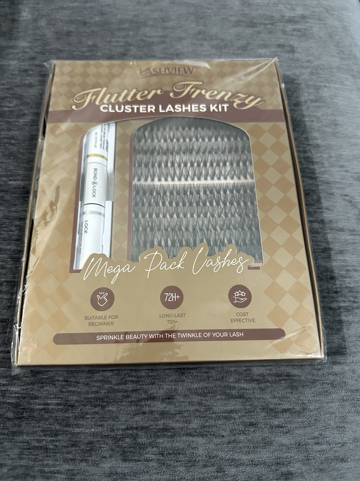 LASHVIEW Flutter Frenzy Eyelash Extension Cluster Lashes T-ZXX01-KIT
