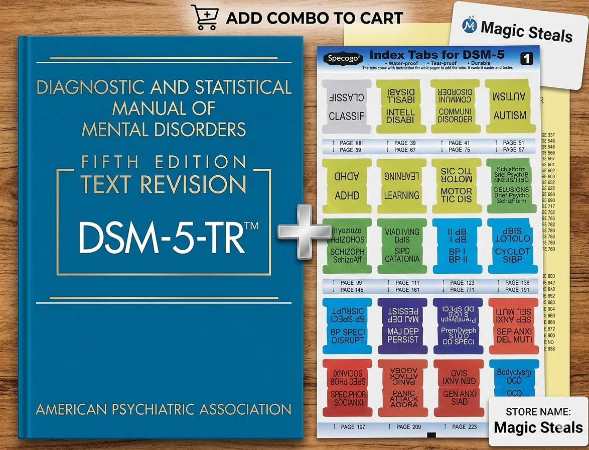 Diagnostic and Statistical Manual of Mental Disorders DSM-5-TR PB with TABS