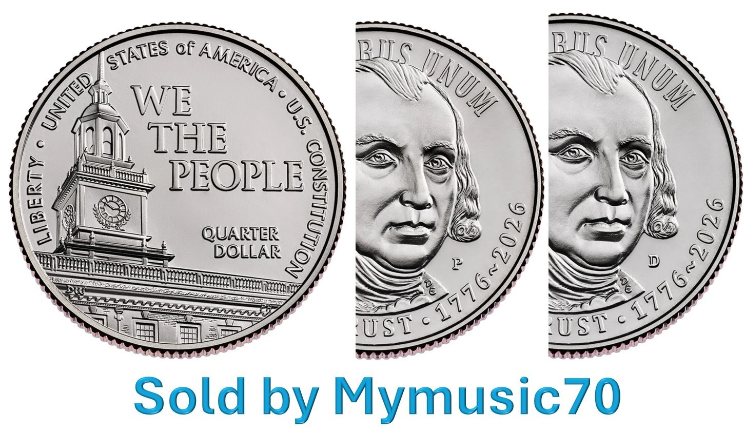 2026 P & D U.S. Constitution Semiquincentennial Quarter  **PRE-SALE** **PRE-SALE