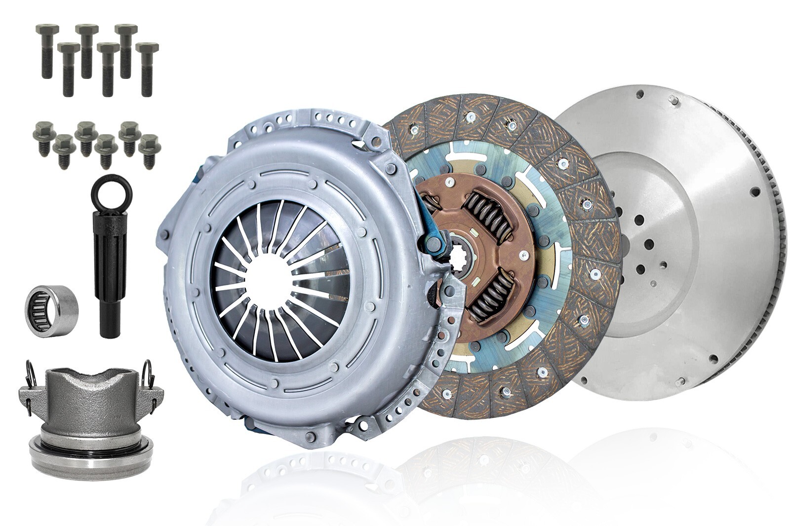 LTPREMIUM Clutch Flywheel Kit 01-047P-FW 12-17 Jeep Wrangler Unlimited 3.6L