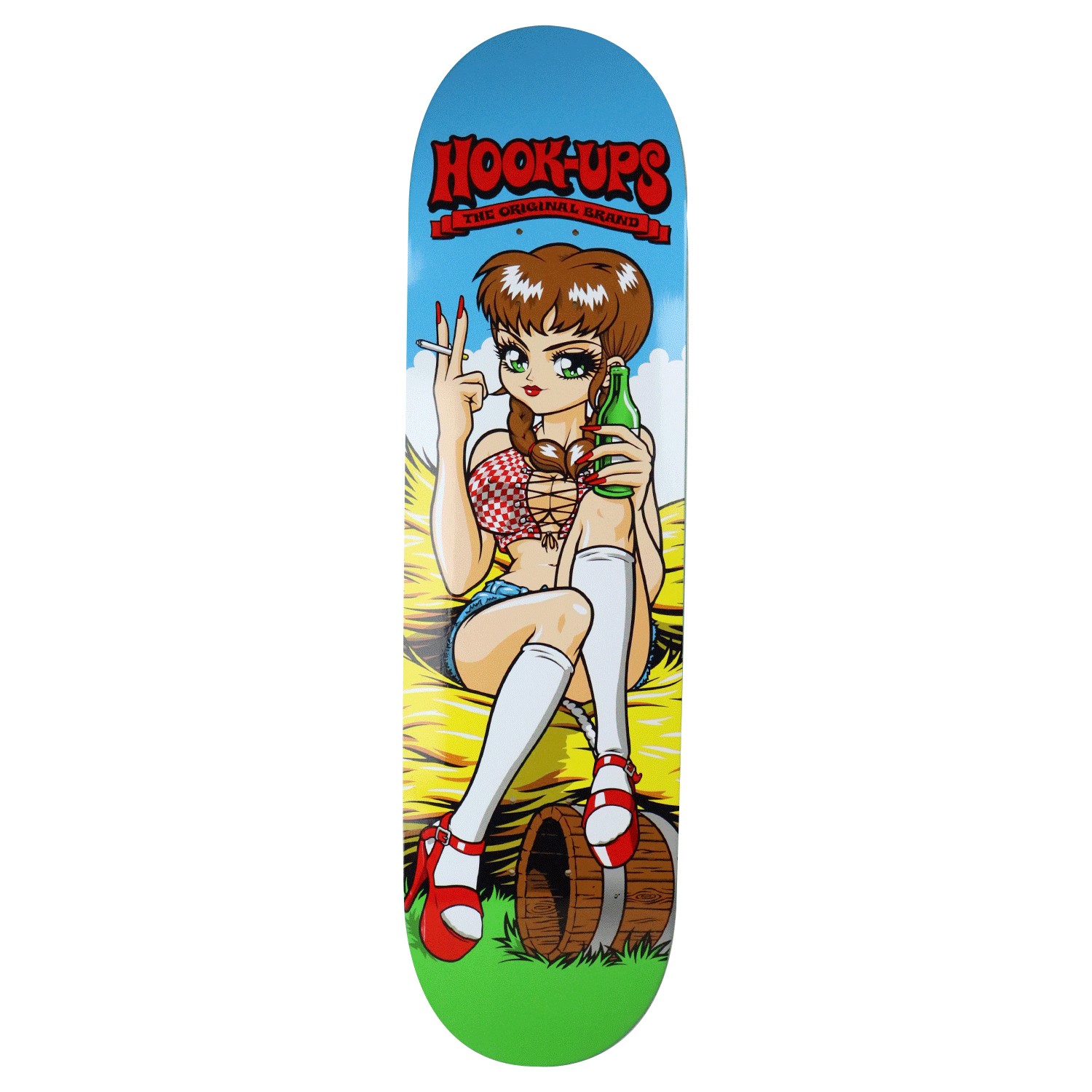 Hook Ups Skateboard Deck Mary Jane 8.25
