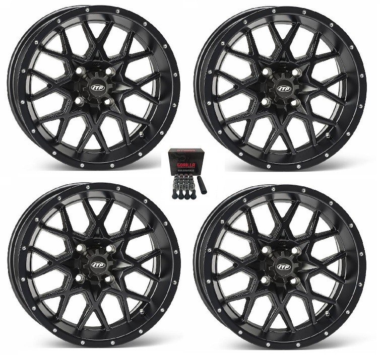 ITP Hurricane UTV Wheels/Rims Matte Black 15