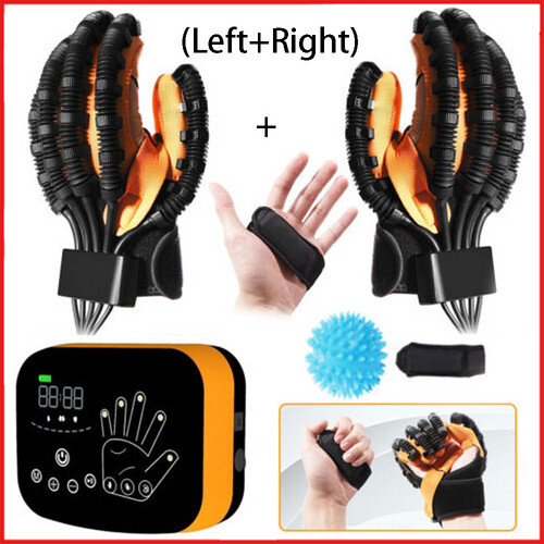 Left+Right, 2x Hand Function Rehabilitation Robot Gloves for Hemiplegia Recovery Left+Right, 2x Hand Function Rehabilitation Robot Gloves for Hemiplegia Recovery