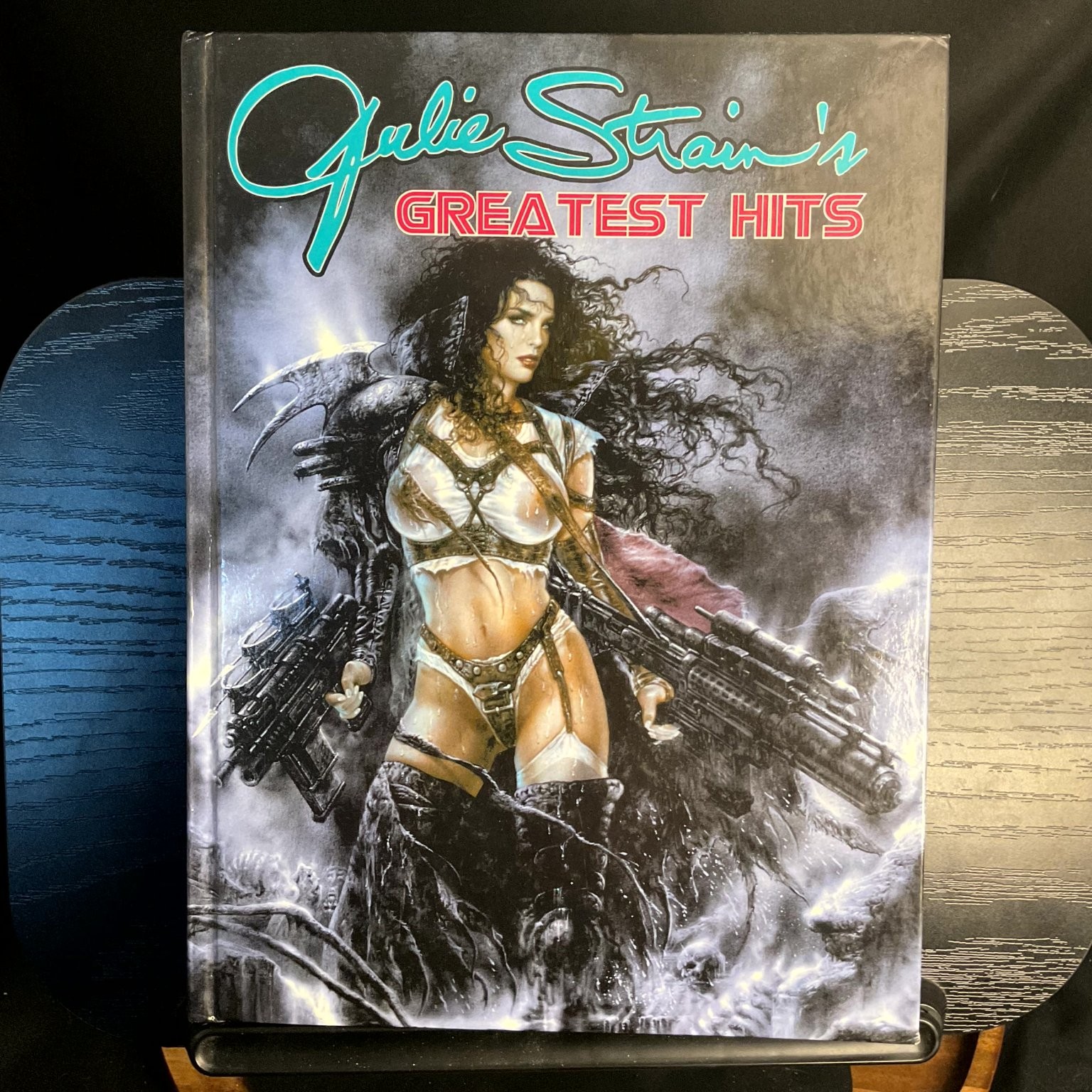 Julie Strain\'s Greatest Hits Book 1998 Signed Illustrated Art