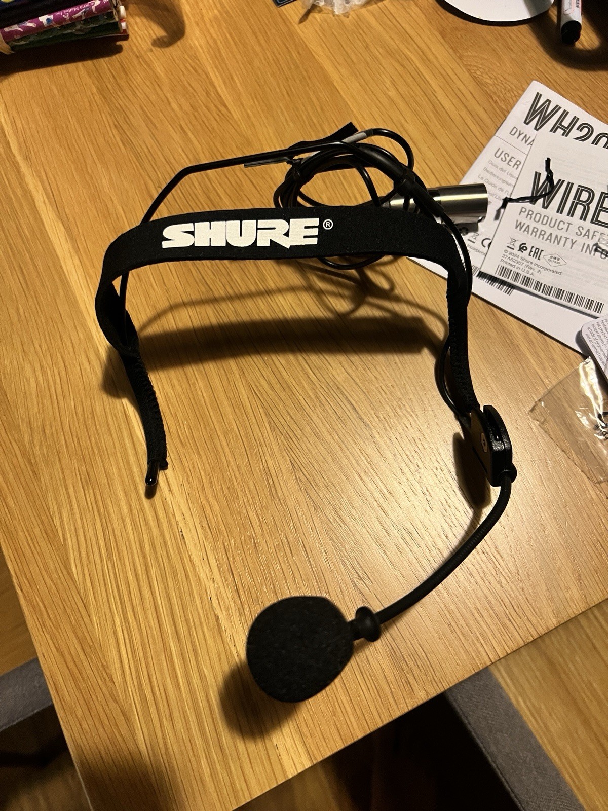 Shure WH20XLR Dynamic Headset Microphone with XLR Connector