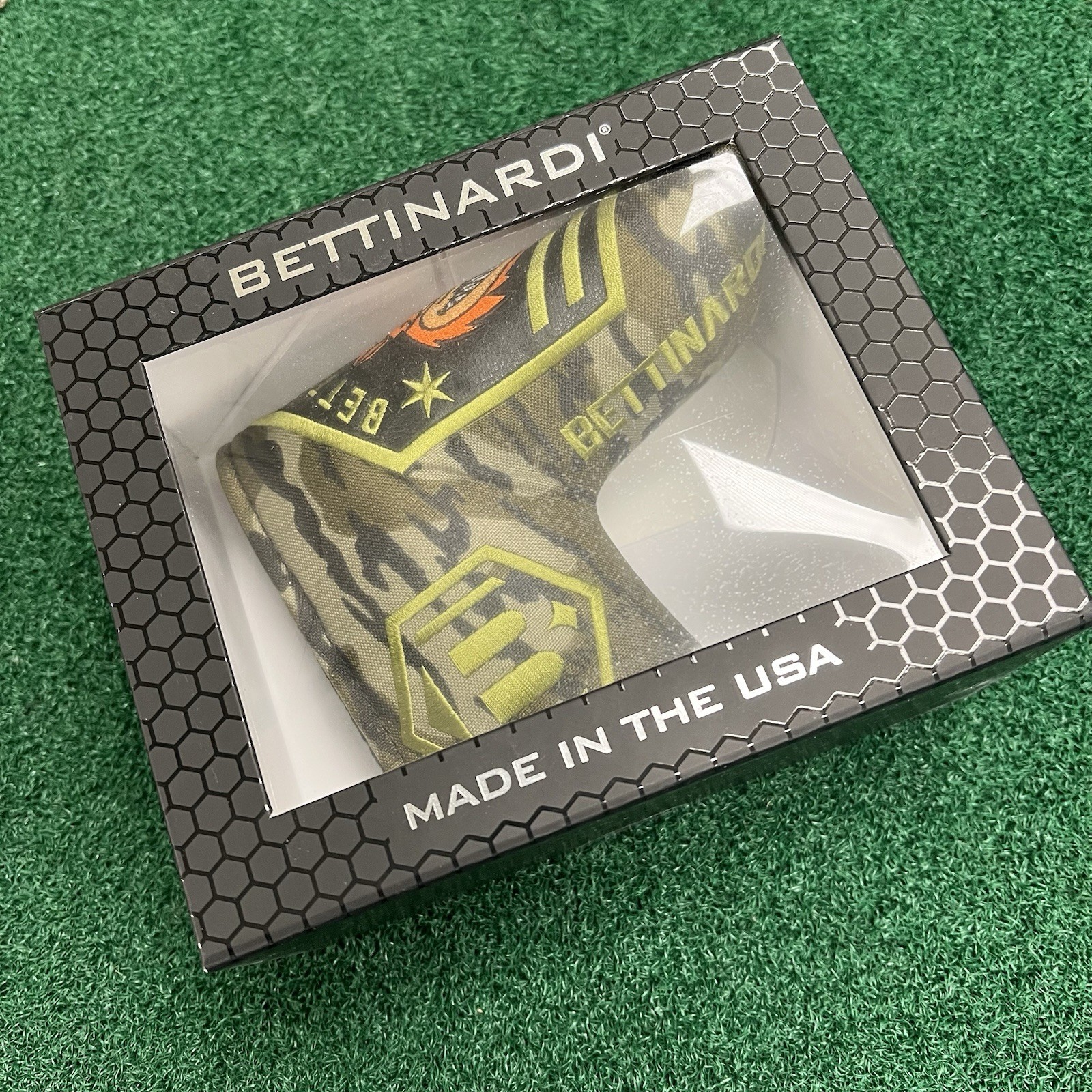 Bettinardi Betti Brigade Camo Blade Putter Headcover Sealed in Box Rare New