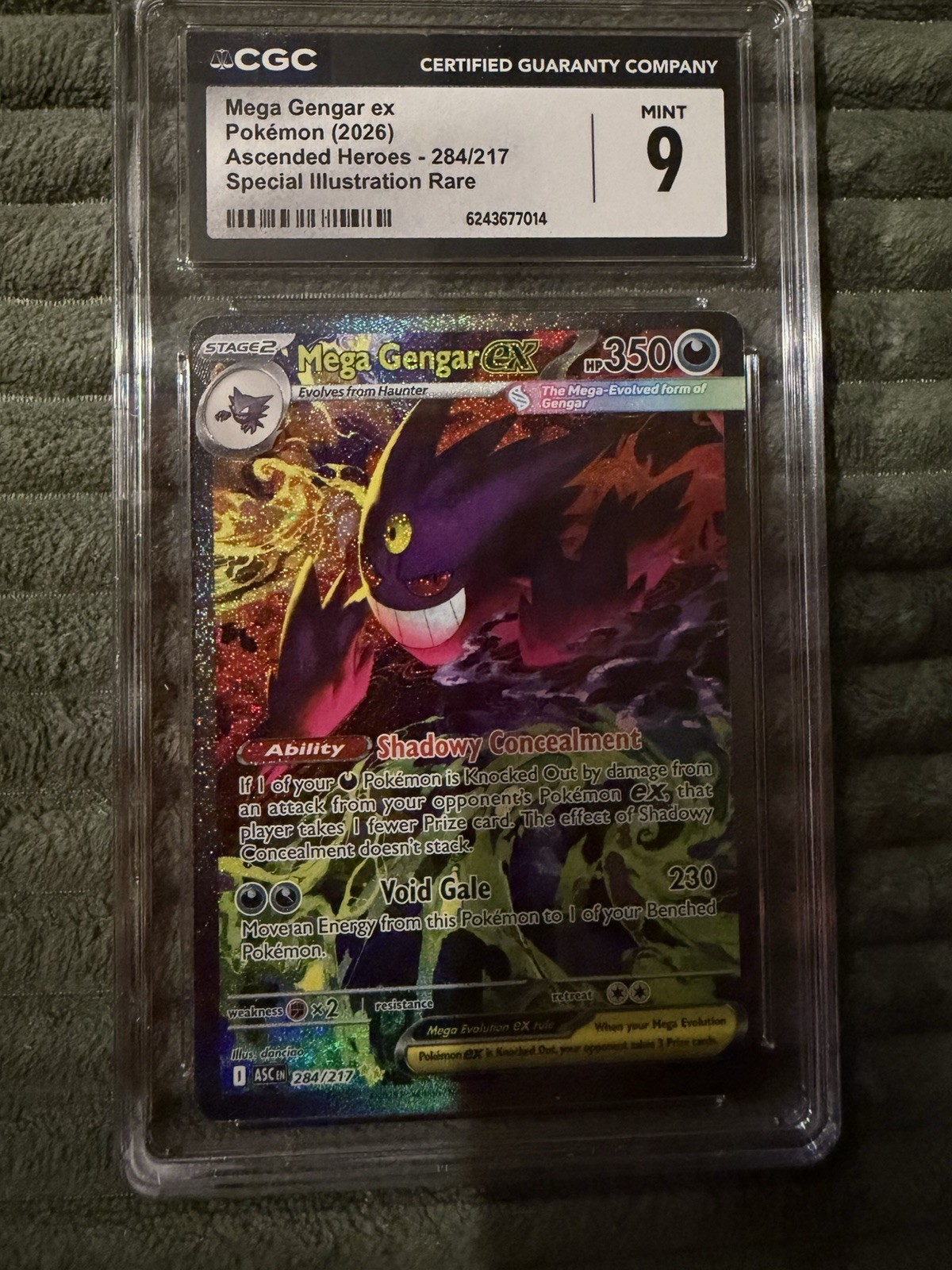 Mega Gengar ex 284/217 Me: Ascended Heroes Holo