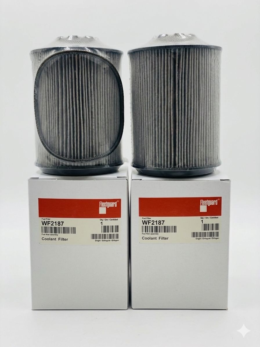 4 Pack Fleetguard WF2187 Water Filter for Freightliner/Western Star/Detroit