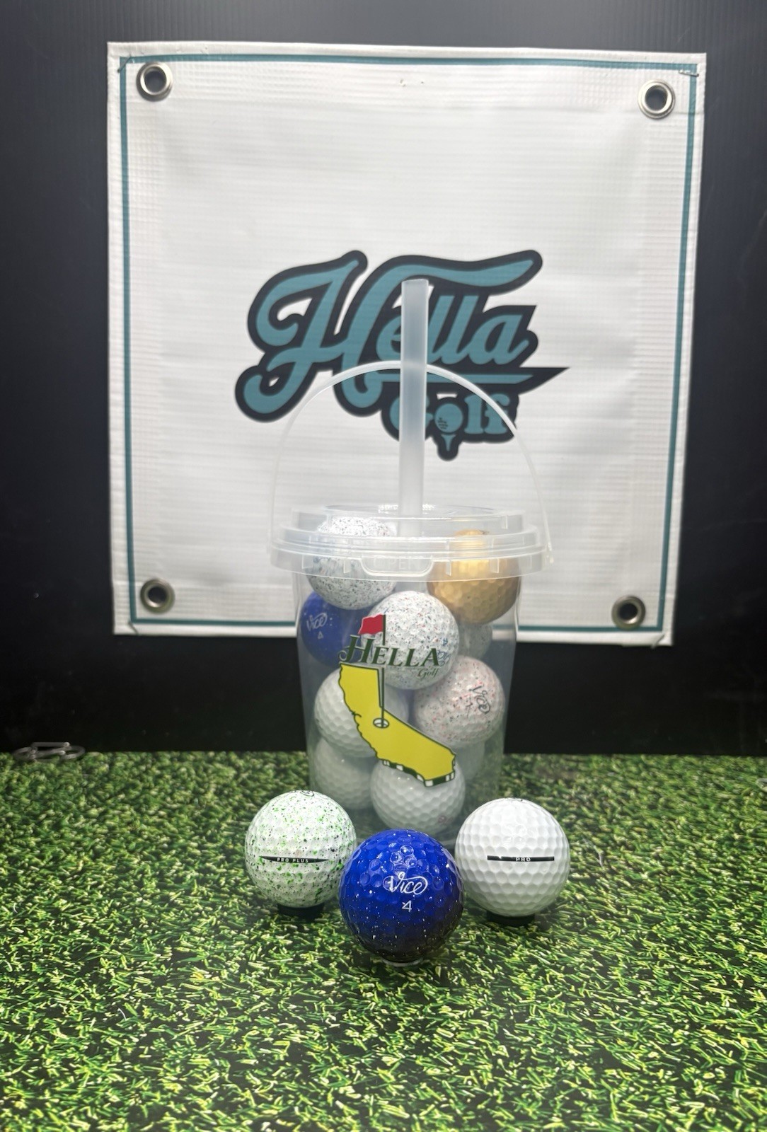 12 Pack Vice Pro Series (5A) Combo Golf Balls ~Hella Pristine~ #CupIncluded