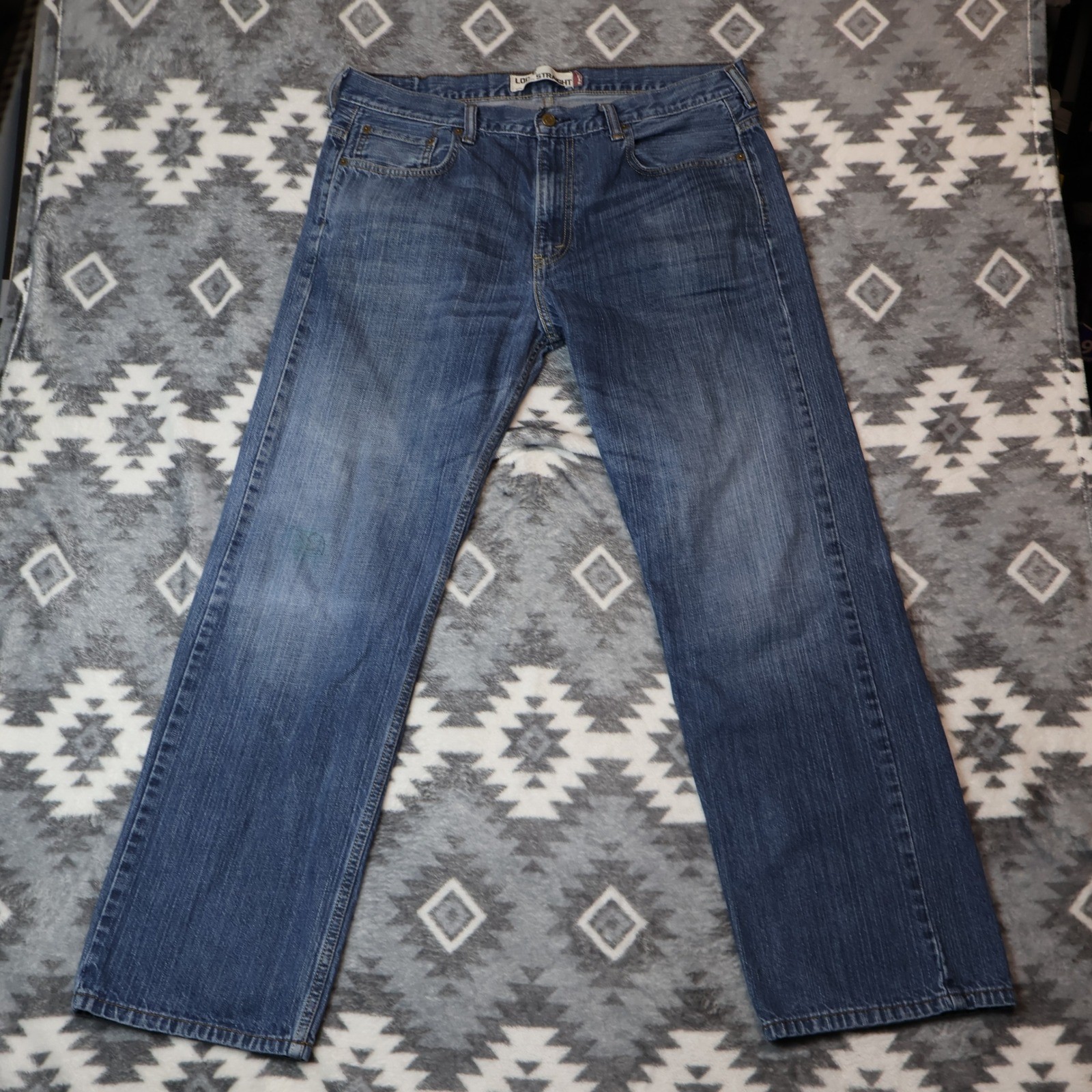 VTG Y2K Levis 569 Loose Straight Jeans Blue Mens 36x32 Relaxed Fit 100% Cotton VTG Y2K Levis 569 Loose Straight Jeans Blue Mens 36x32 Relaxed Fit 100% Cotton