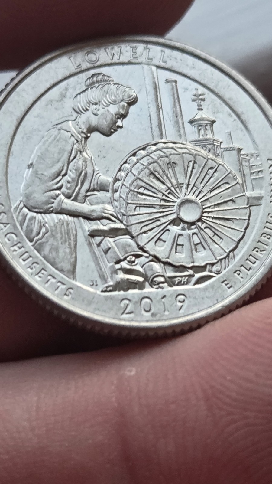 2019-W Lowell Quarter West Point 2 Million Mintage Mill Girl