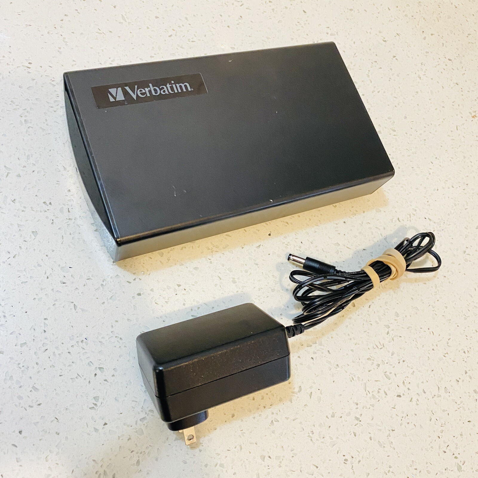 VERBATIM USB500 500GB EXTERNAL HD with Power Adapter Tested Works