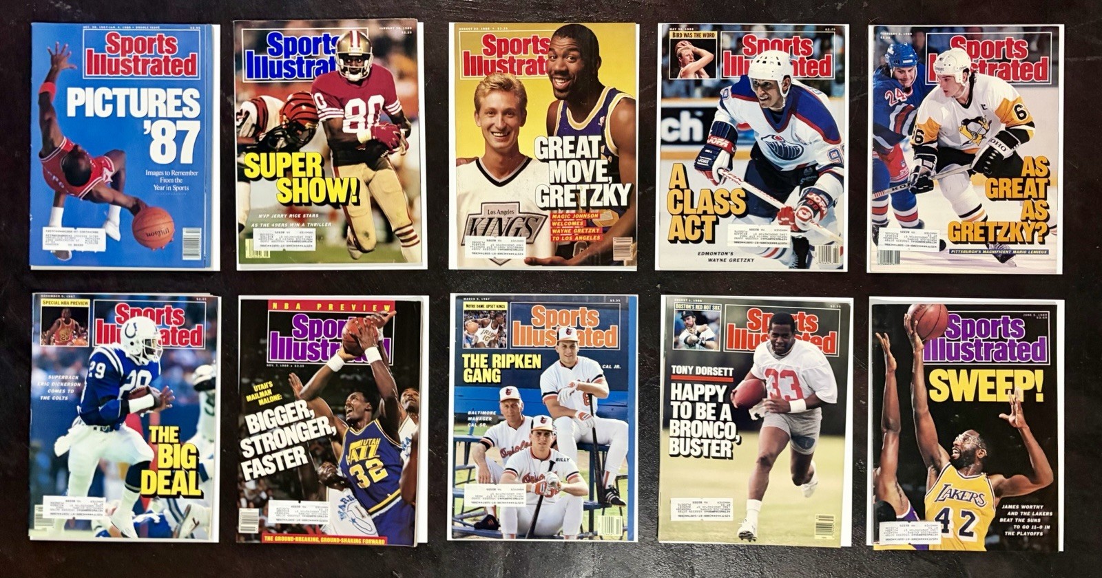 🔥MARVELOUS MARVIN HAGLER’s PERSONAL SPORTS ILLUSTRATED COLLECTION-Lot of 71🔥