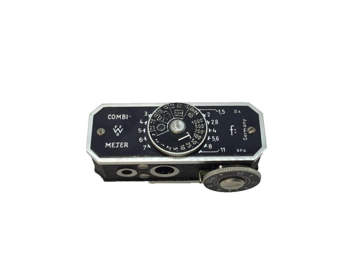 WATA -COMBI  Vintage Cold Shoe Rangefinder + Built in Light Meter + Case & Box