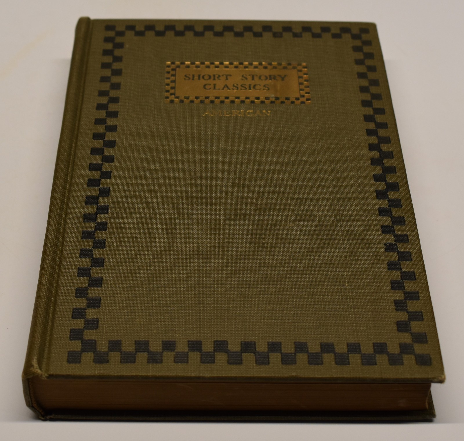 1905 SHORT STORY CLASSICS american vol two WILLIAM PATTEN vintage hardcover book