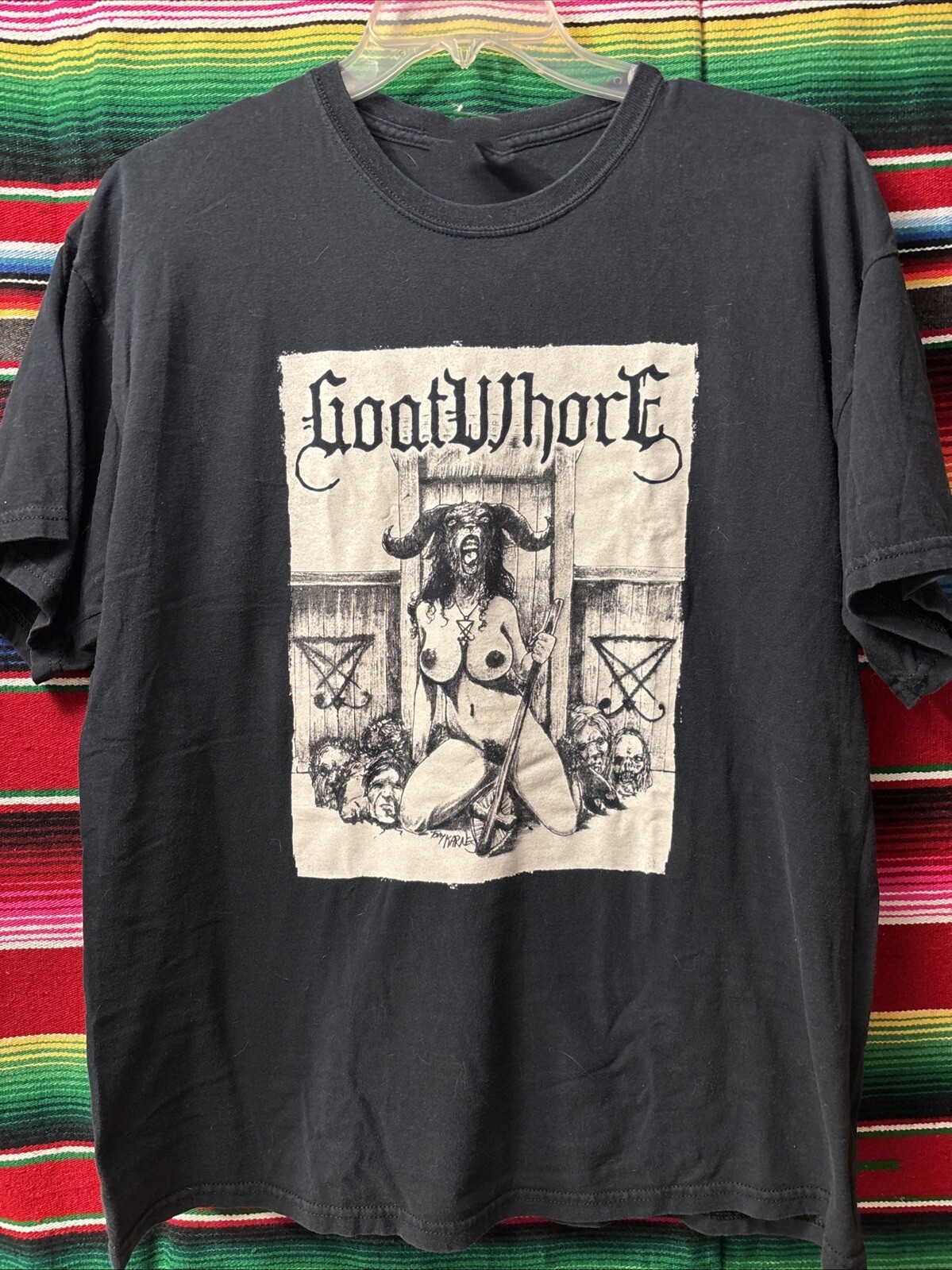 Rare Goatwhore Black T Shirt Death Black All Size S-345XL Gift Funny HRL65