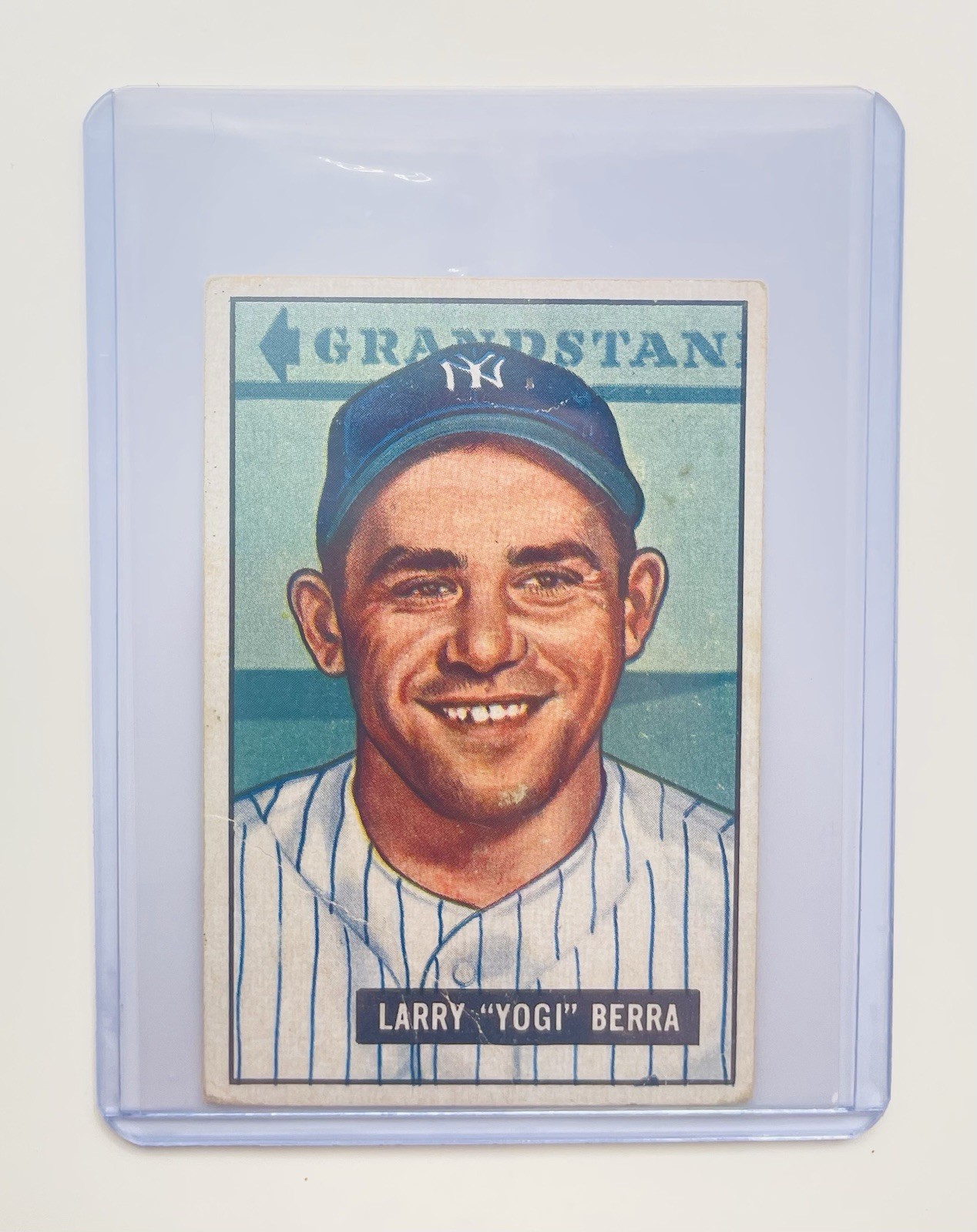1951 BOWMAN YOGI BERRA #2 *POOR* VINTAGE GRAIL 📈 INVESTMENT CARD