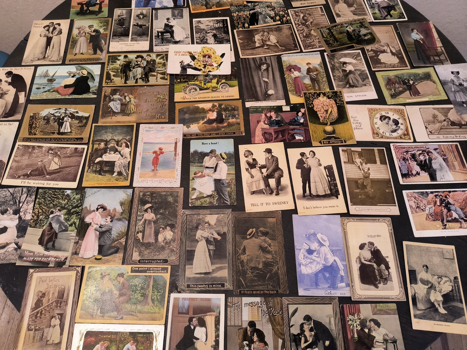 Huge LOT 65+ Early 1900's~ ~Lovers COURTSHIP Romance Romantic~ Victorian big hat Huge LOT 65+ Early 1900's~ ~Lovers COURTSHIP Romance Romantic~ Victorian big hat