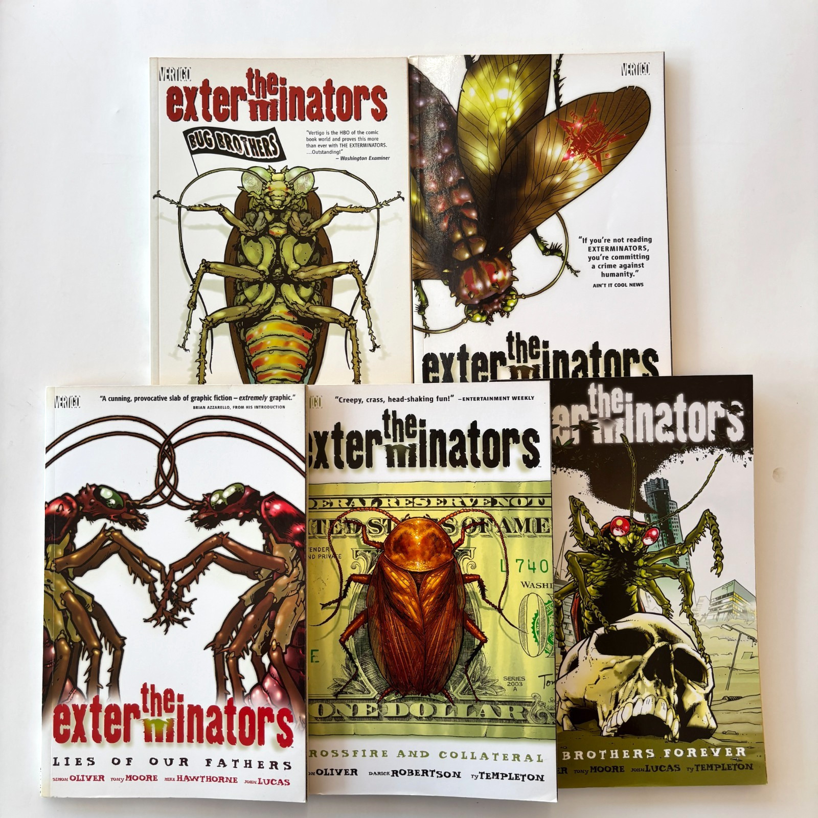 The Exterminators (DC Vertigo) Volumes 1-5 Complete TPB Set VG The Exterminators (DC Vertigo) Volumes 1-5 Complete TPB Set VG