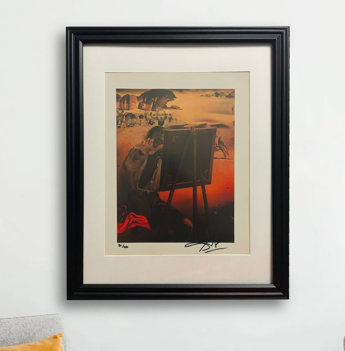 Salvador Dalí Original Hand-signed Lithograph with COA & Appraisal of $3,500 USD