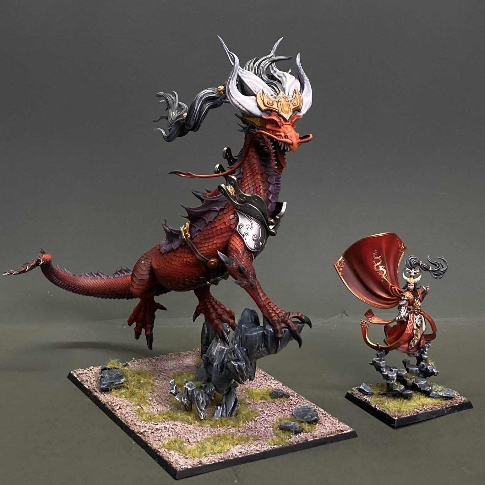Warhammer Fantasy Battle MIAO YING THE STORM DRAGON pro Painted The Old World GW