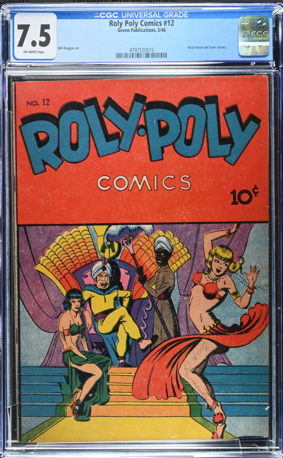 ROLY POLY COMICS # 12, GREEN PUBLISHING CGC 7.5 ROLY POLY COMICS # 12, GREEN PUBLISHING CGC 7.5