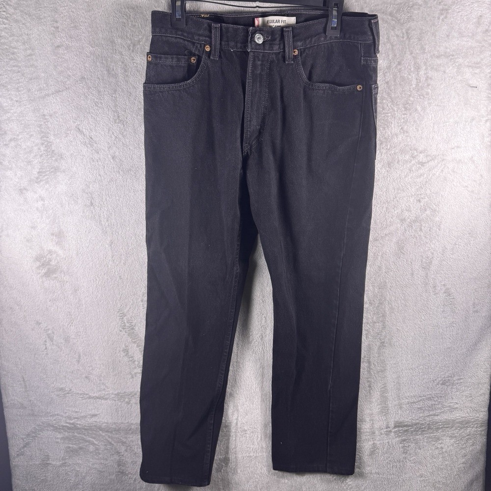 Vintage Levi\'s  505 Made in USA Black Denim Jeans - 33x32 2003 Y2K