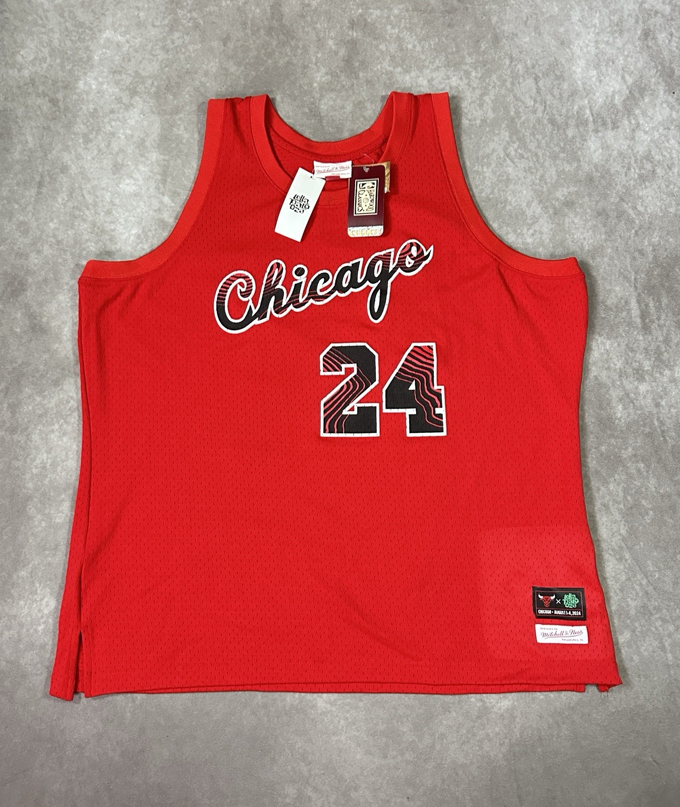 Lollapalooza Music Festival Chicago Bulls Jersey Mens Size XXL New Rare