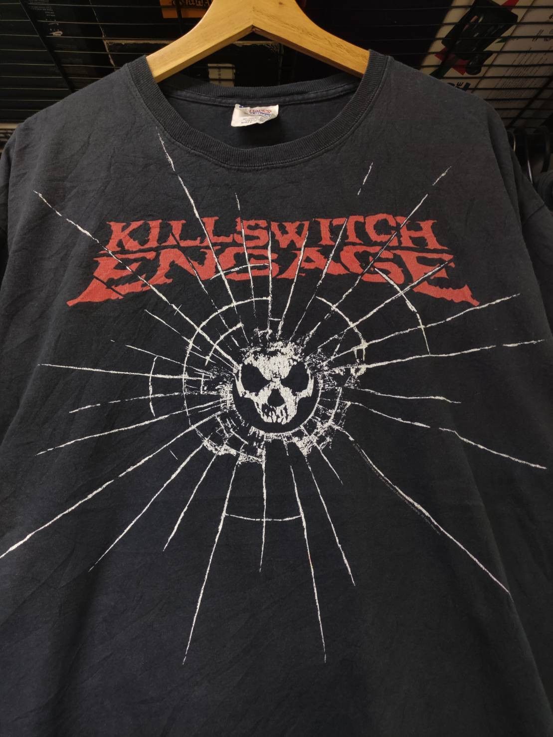 Vtg 00\'s Killswitch Engage Special Edition Cover T-Shirt Black tee NH19074