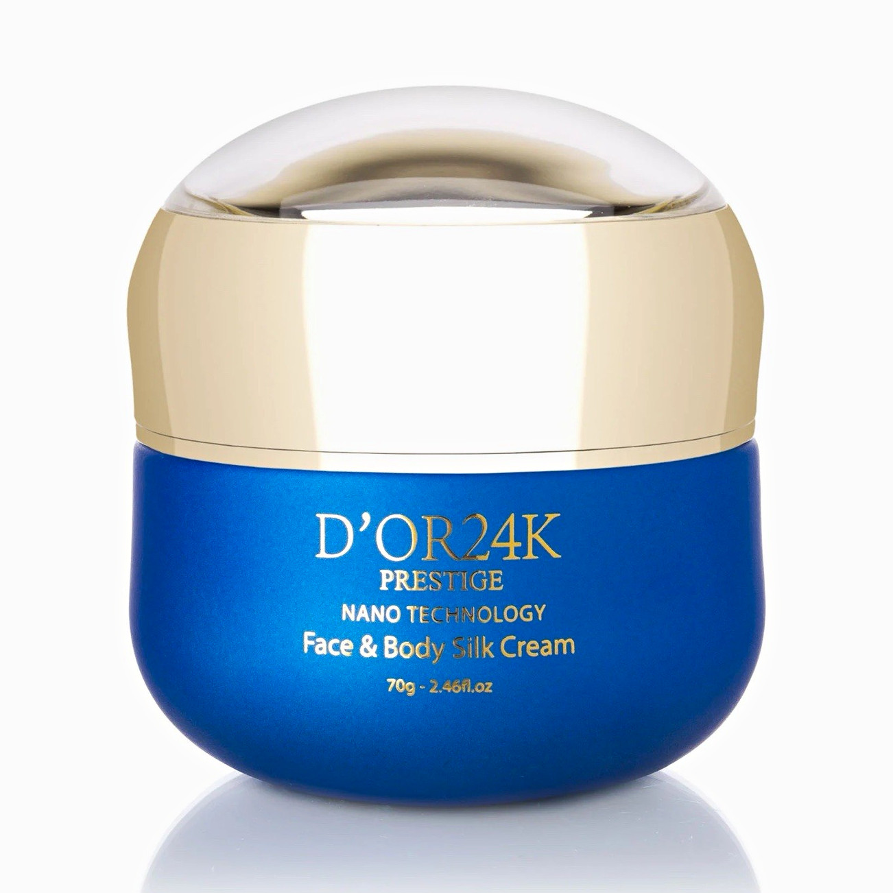 D\'OR24K Prestige Face & Body Silk Cream Nano Tech Paraben-Free 2.46oz