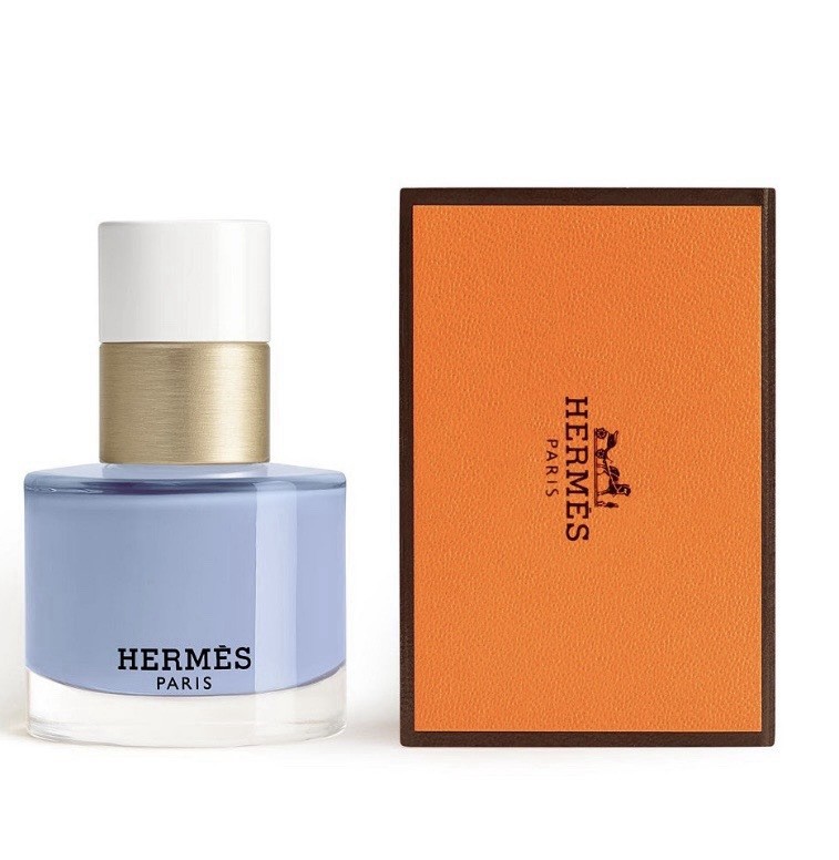 New Hermes HERMÈS Les Mains Nail Enamel #BLEU CYANEE / Limited Edition/ NIB