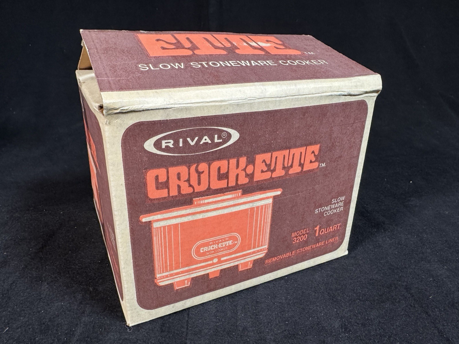 New - Vintage - Rival Crock•Ette Slow Cooker - Model 3200 - 1 Quart - NOS Works New - Vintage - Rival Crock•Ette Slow Cooker - Model 3200 - 1 Quart - NOS Works