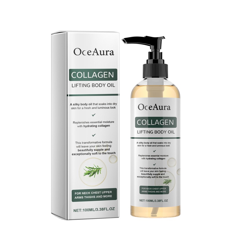 1~10x Collagen Lifting Body Oil, Collagen Oil for Skin Tightening, Firming Body