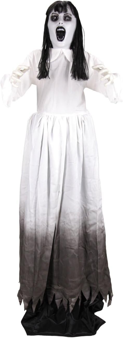 5.9-Ft. Raising Lady Halloween Animatronic