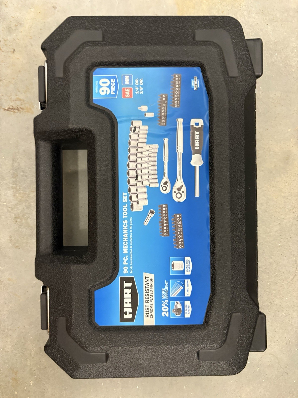 BRAND NEW HART HHMTS411 90pcs 1/4\