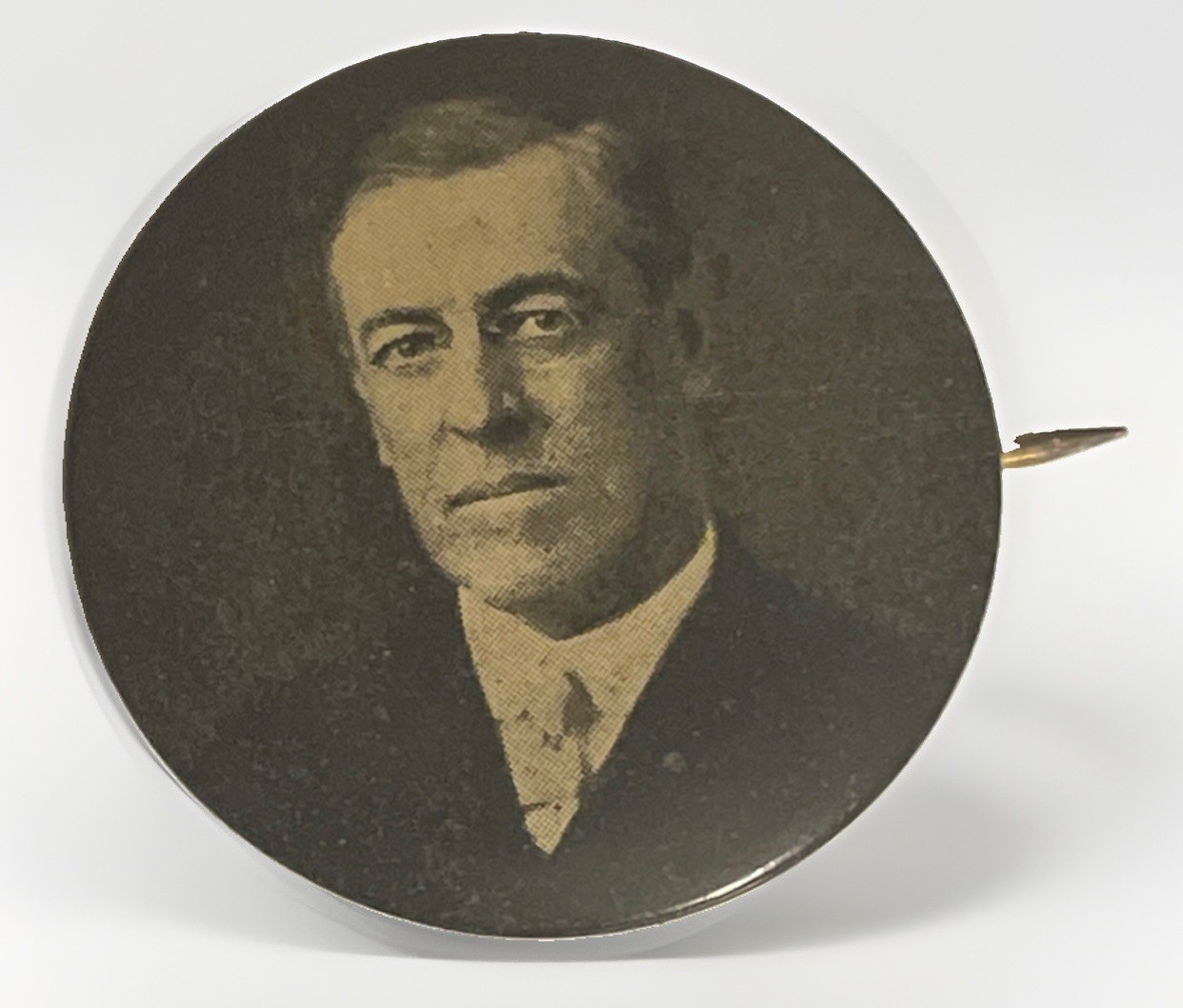 1912 Or 1916 Woodrow Wilson For President Cello Picture Portrait Button Pin 1912 Or 1916 Woodrow Wilson For President Cello Picture Portrait Button Pin