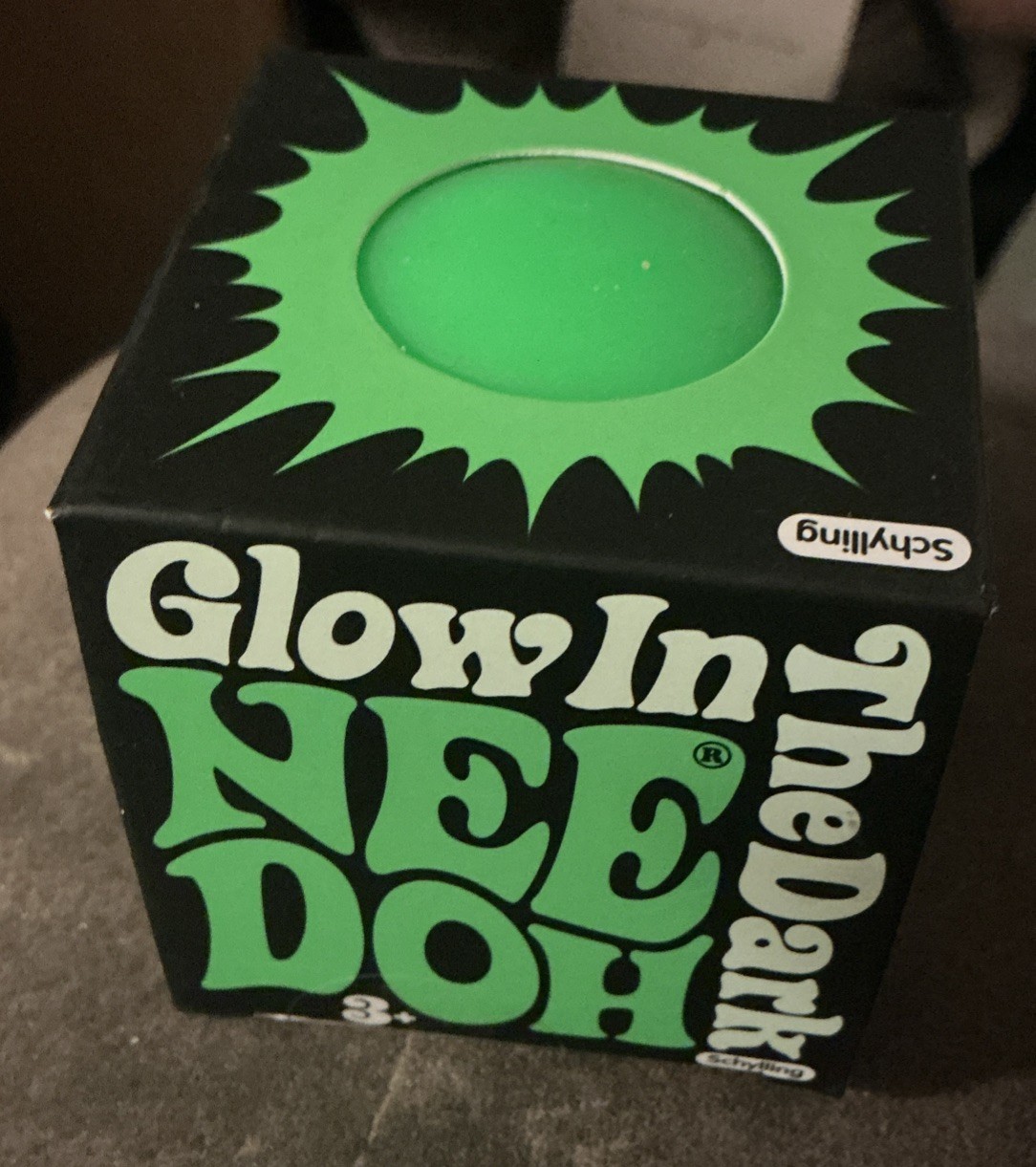 Schylling NeeDoh Groovy Glob Stress Ball Glow In The Dark Authentic Nee Doh Schylling NeeDoh Groovy Glob Stress Ball Glow In The Dark Authentic Nee Doh