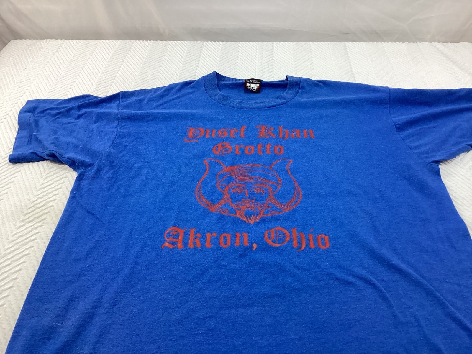 Fruit Of  The Loom Screen Stars Best Shirt Mens XL Blue USA Single Stitch VTG
