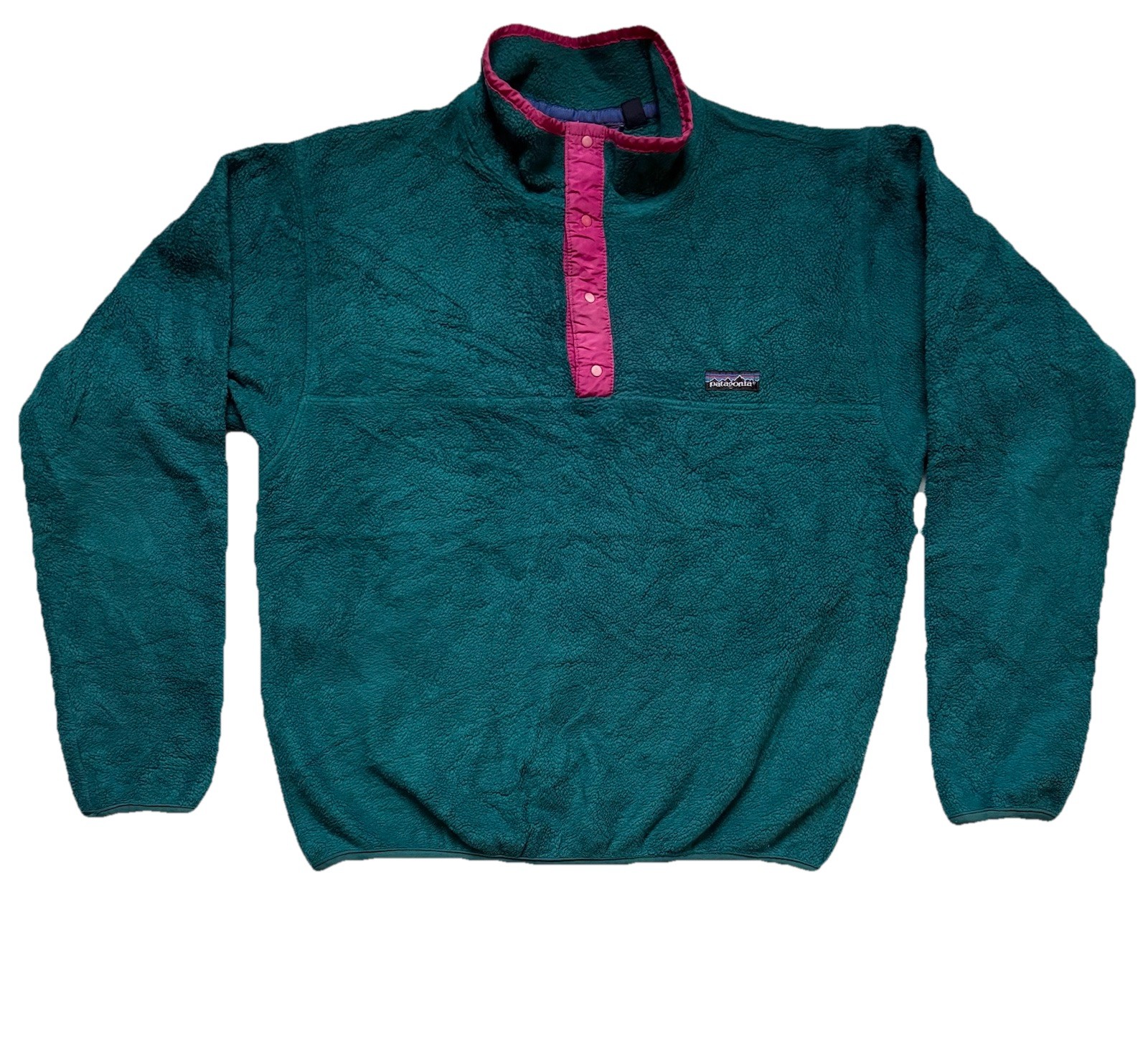 Patagonia Synchilla Vintage Fleece Made in USA, Medium, Teal