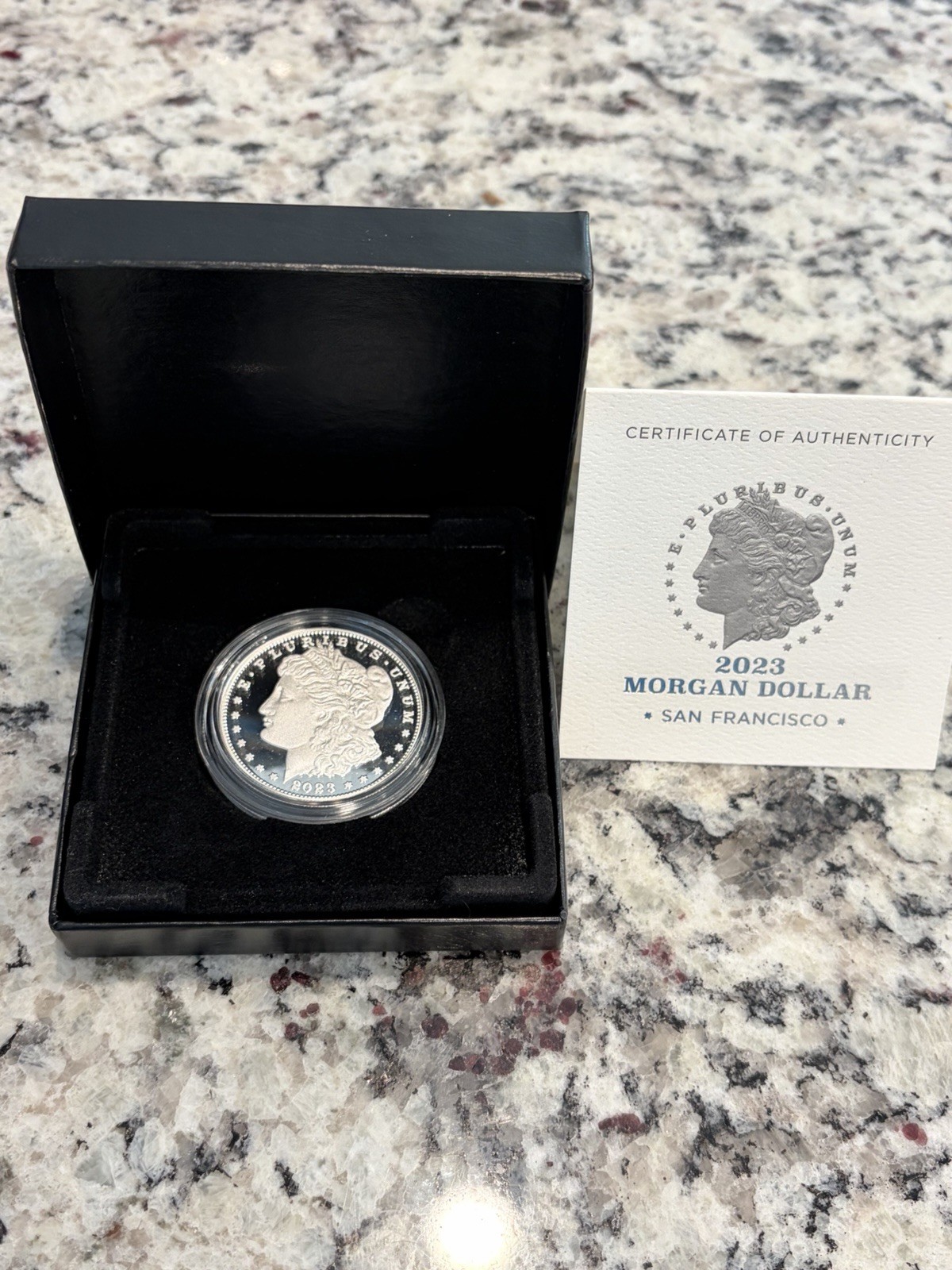 2023-S Morgan Proof Silver Dollar w/ OGP Box & COA