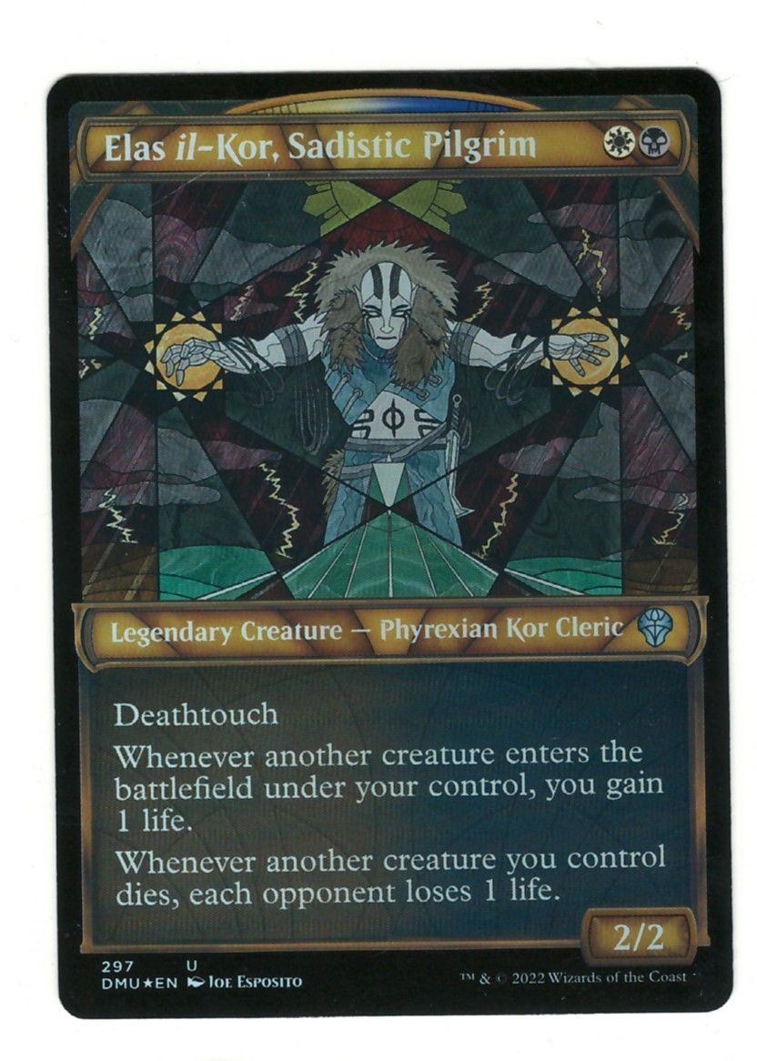 MTG Elas il-Kor, Sadistic Pilgrim Showcase Foil Dominaria United Magic Gathering MTG Elas il-Kor, Sadistic Pilgrim Showcase Foil Dominaria United Magic Gathering