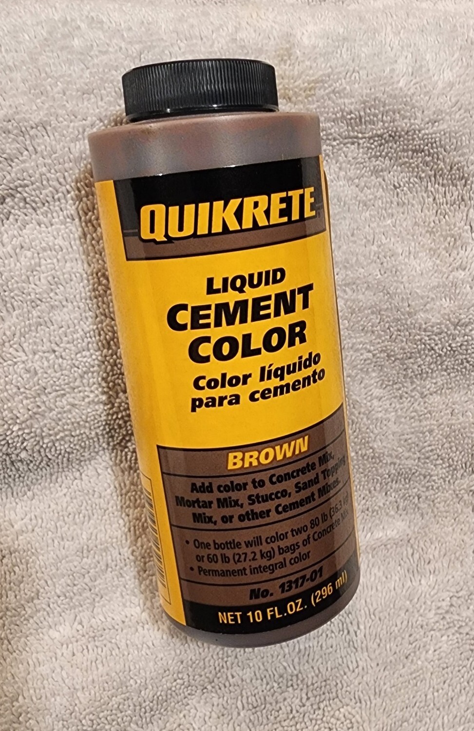 QUIKRETE 1317-01 LIQUID CEMENT COLOR  10oz BROWN