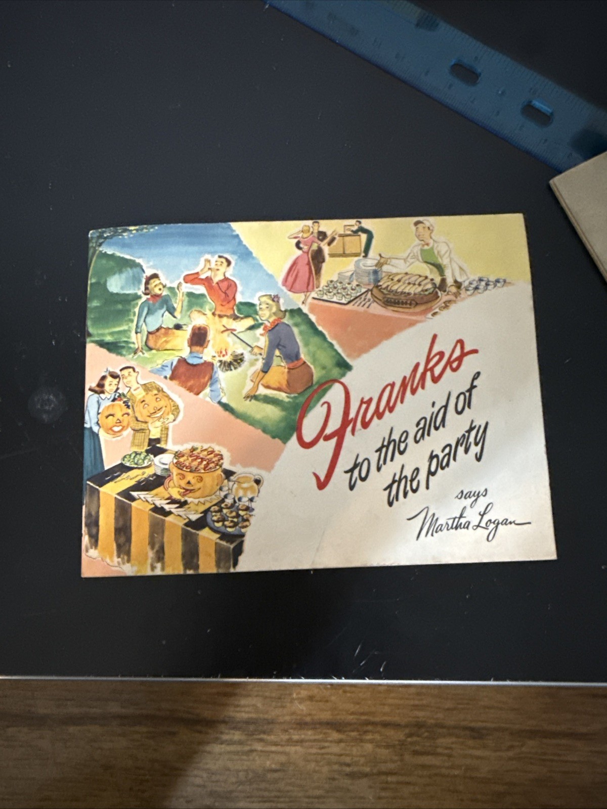 Vtg Frank\'s To The Aid of The Party Swift\'s Franks Booklet 1950s Martha Logan