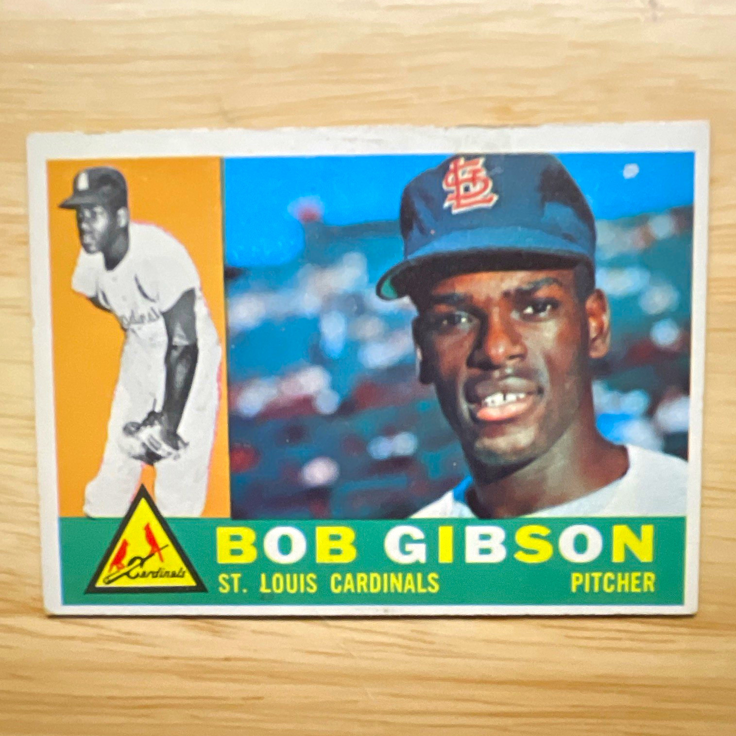 Topps 1960 Bob Gibson St. Louis Cardinals #73 Baseball Card Base Set Topps 1960 Bob Gibson St. Louis Cardinals #73 Baseball Card Base Set