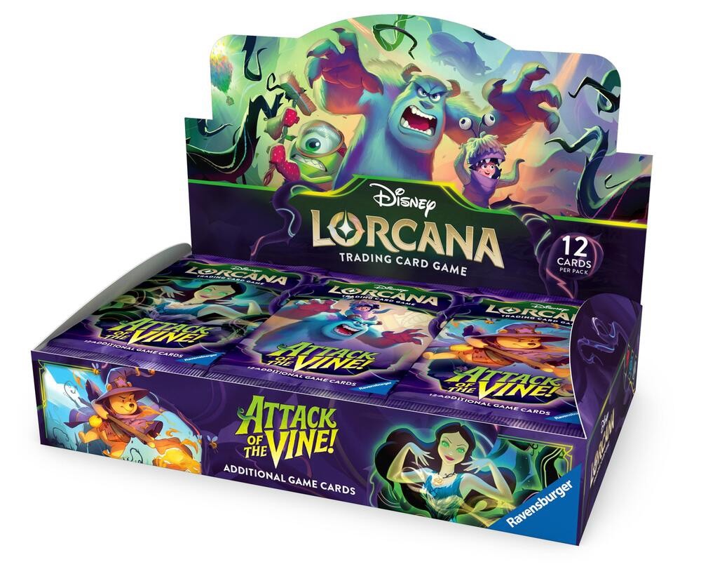 Disney Lorcana Attack of the Vine Booster Box Factory Sealed 24 Packs English