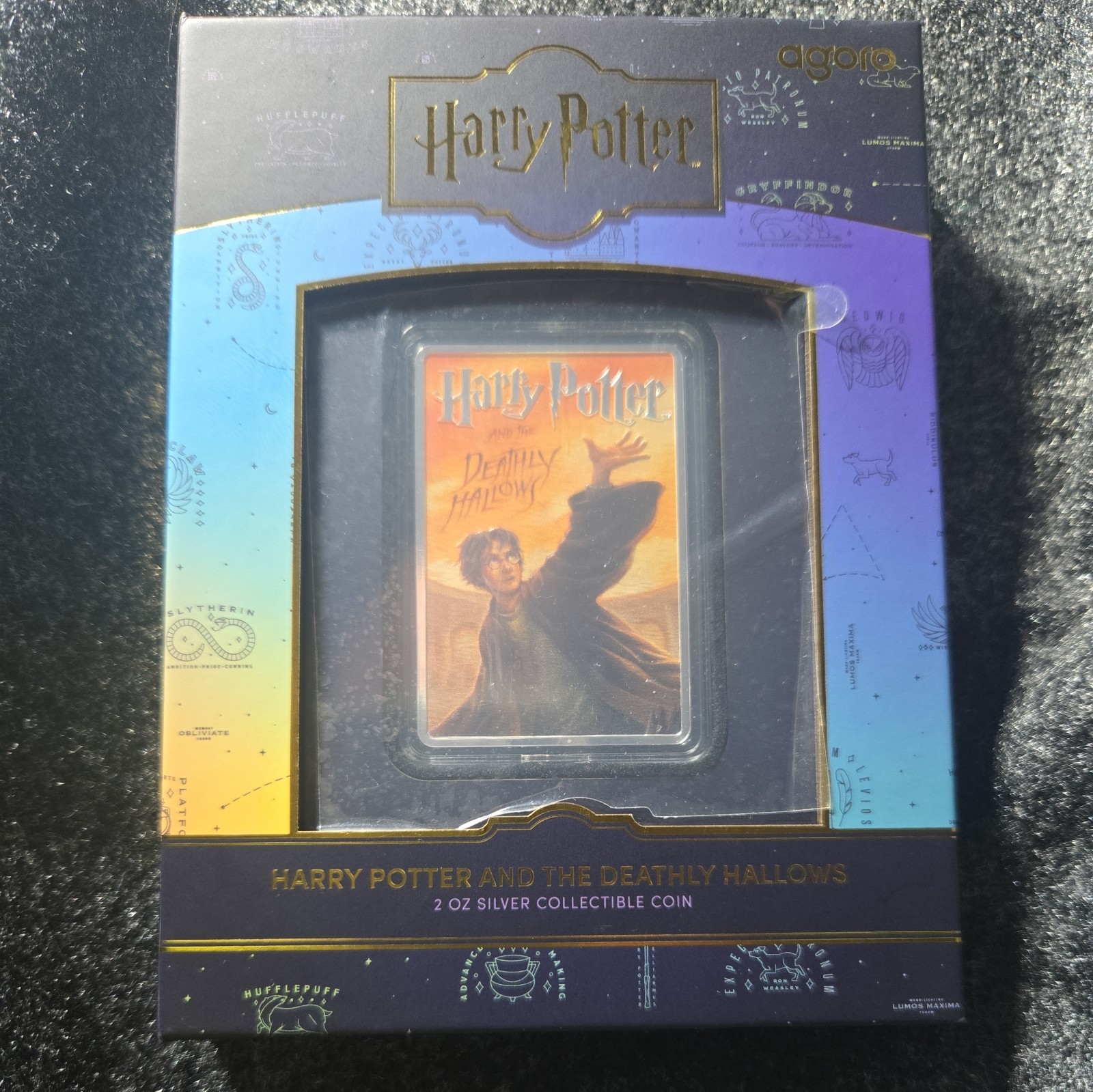 2025 Niue 2 oz. Silver $3 Harry Potter and the Deathly Hallows Book Cover 2025 Niue 2 oz. Silver $3 Harry Potter and the Deathly Hallows Book Cover
